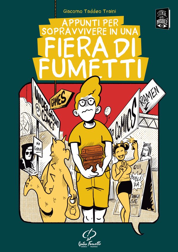 Cover Fiera di fumetti di Giacomo Traini Schizzo Presenta Storie dall'invisibile